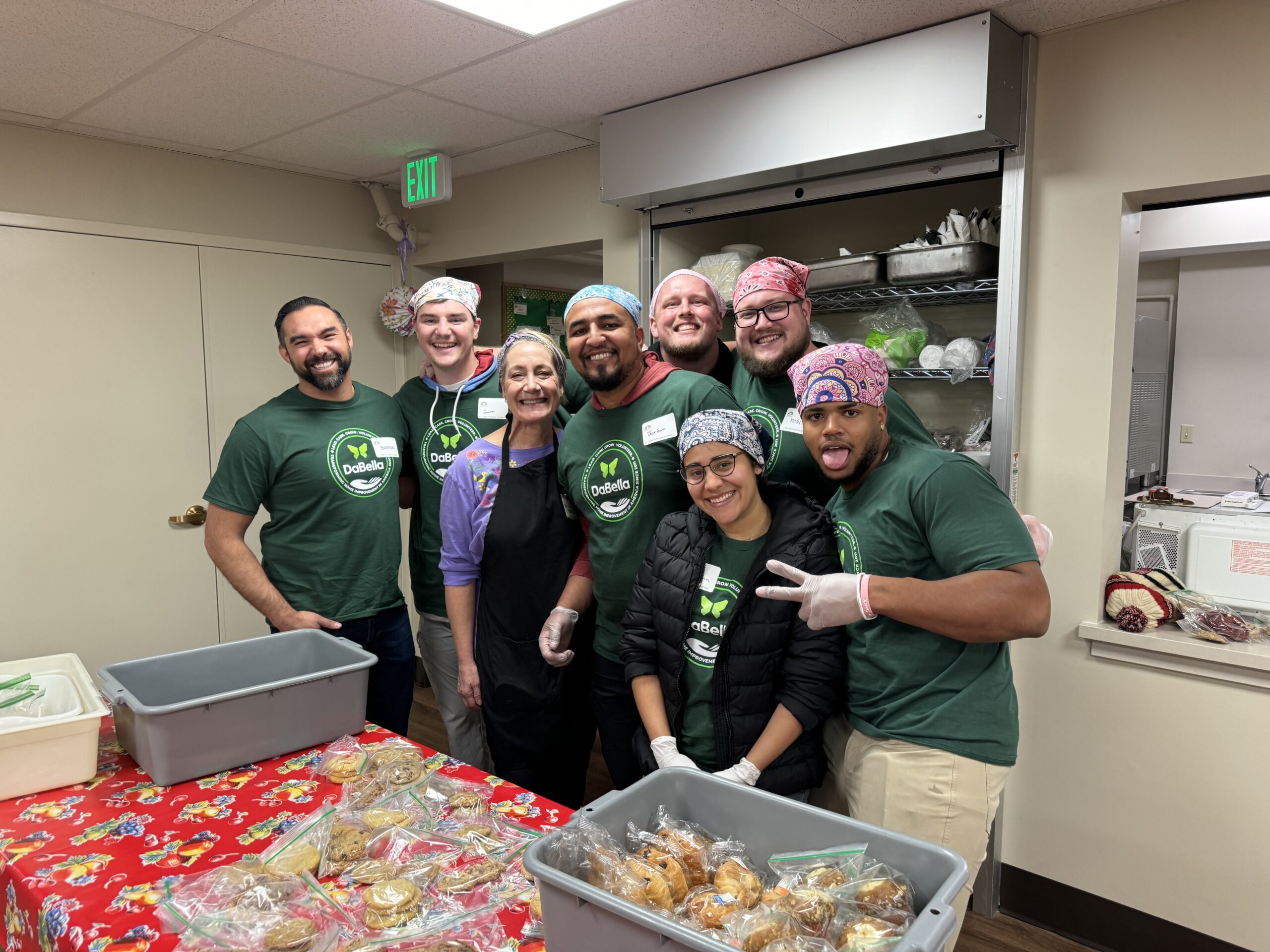 DaBella's Future Leaders helping the Boise Emmanuel Lutheran Church.