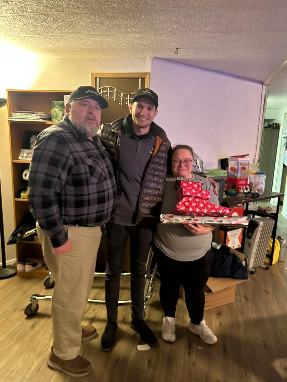 DaBella helping the morales family in Twin Falls, ID.
