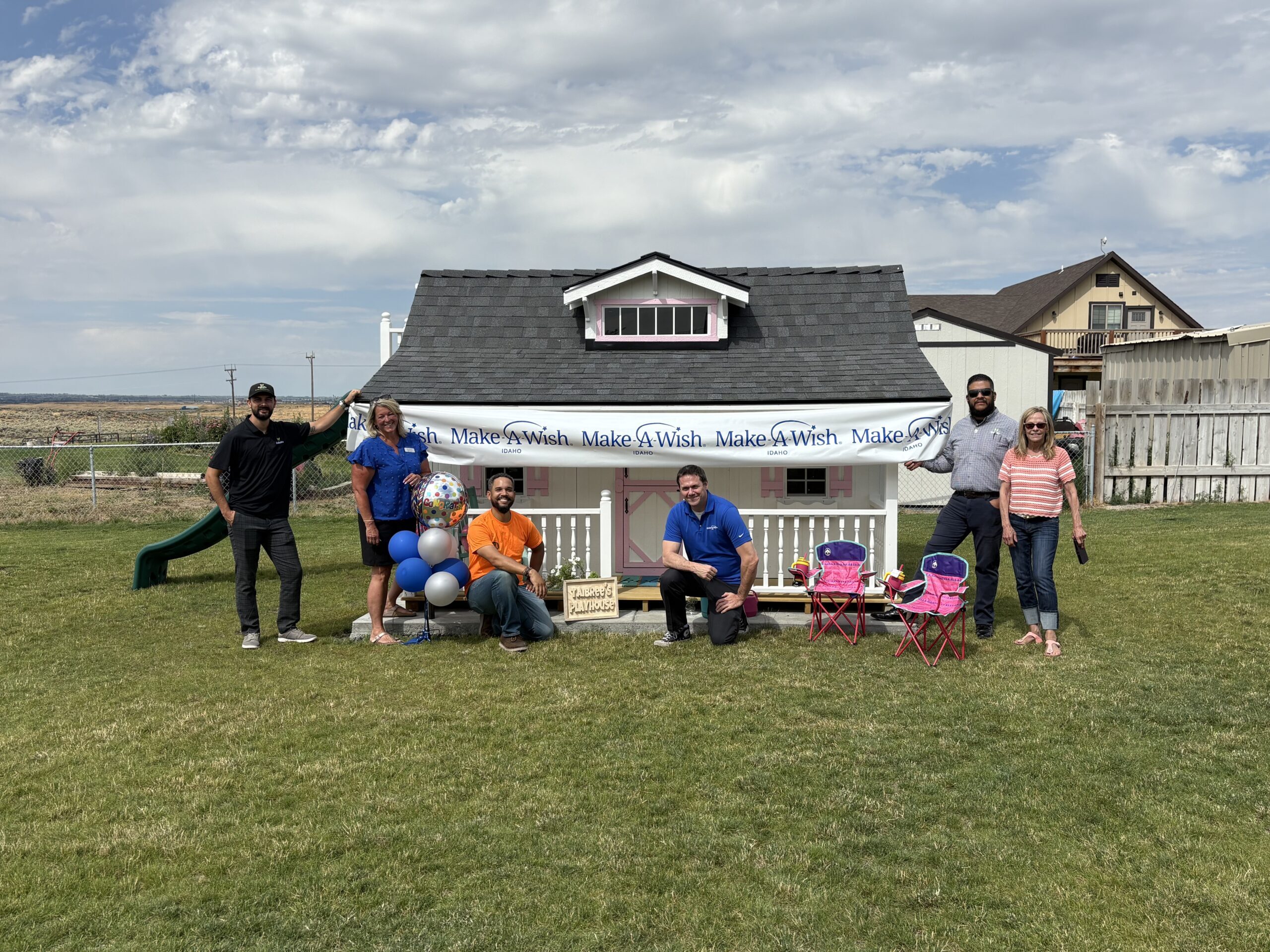 Make-A-wish x DaBella. DaBella providing free roof for playhouse