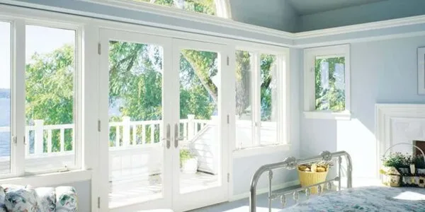 Alside® Windows and sliding glass door.