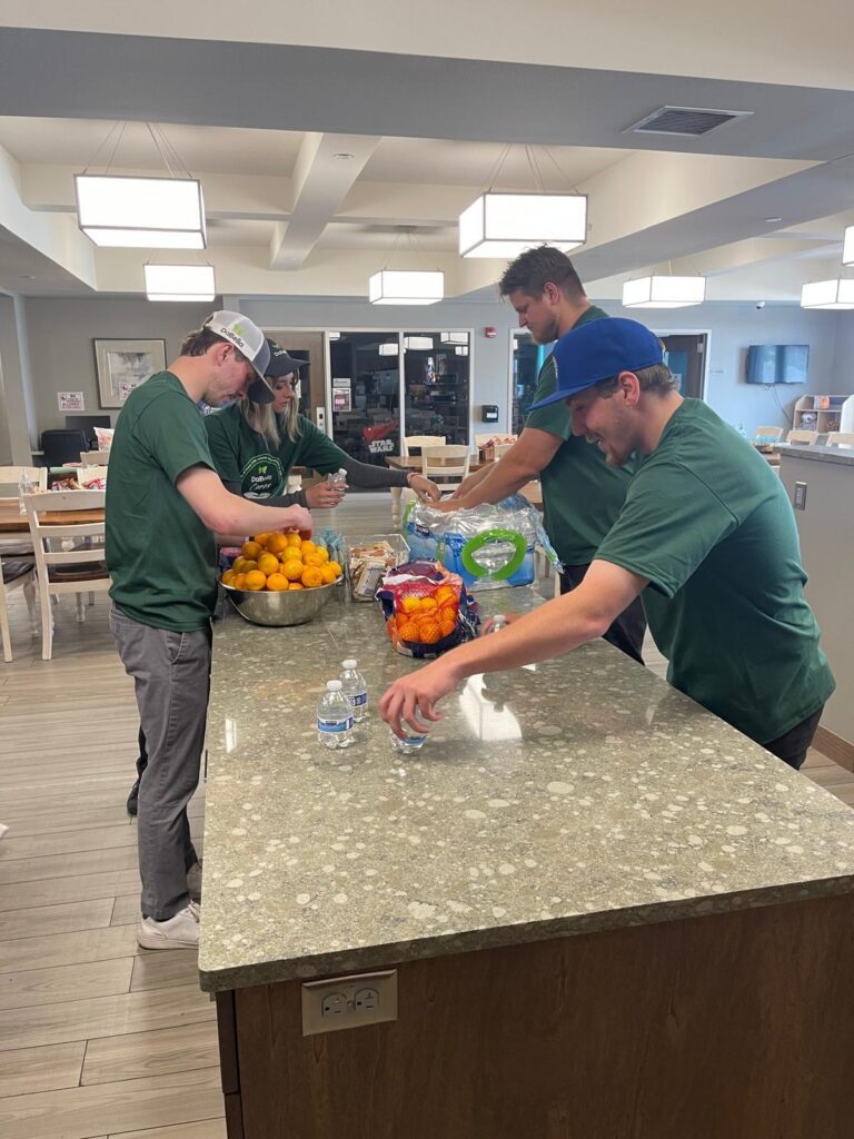 DaBella team at Ronald Mcdonald House