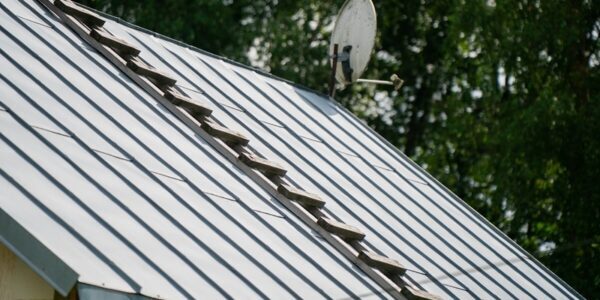 Standing Seam Metal Roof with snow guards