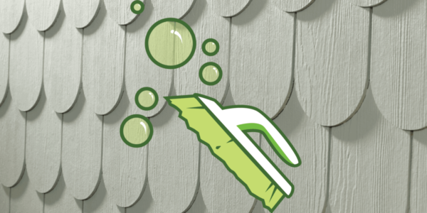 Cleaning home siding