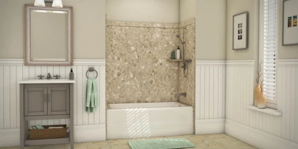 Conjunto de bañera y ducha Sentrel en Petrafini