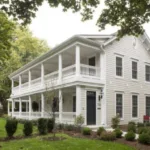 James Hardie® Cobble Stone Lap Hardie Lap Siding® And Arctic White Trim