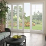 Sliding Patio Doors connected to a living room