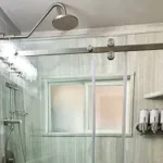 Shower with Sliding Window