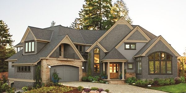 Exterior of Home with new Fairfield Windows.