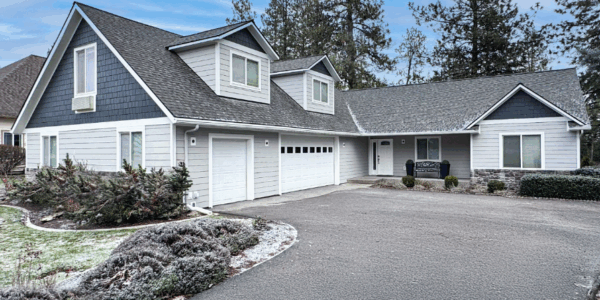 James Hardie FIber Cement siding on a home in Utah.