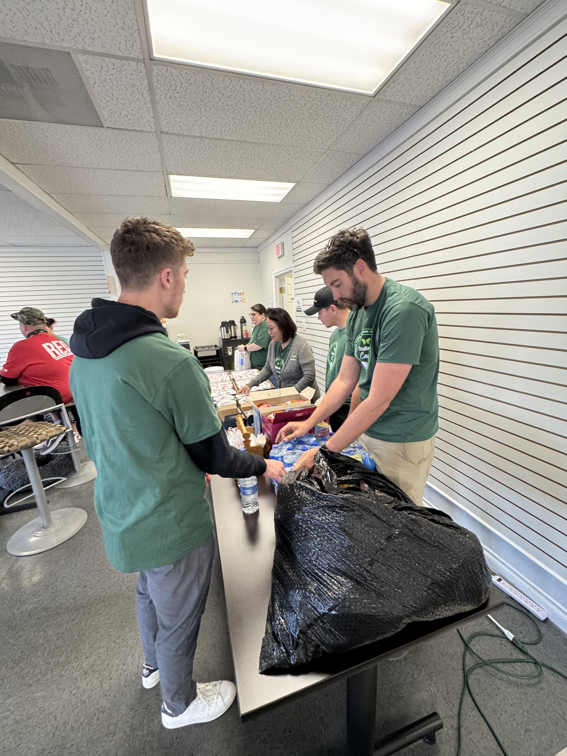 DaBella Vancouver team feeding the homeless